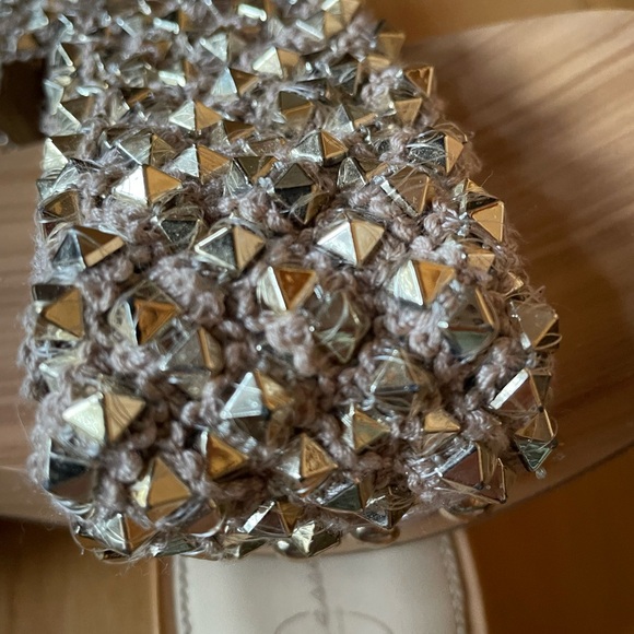 Jessica Simpson Silver Embellished Sandals - Picture 3 of 4